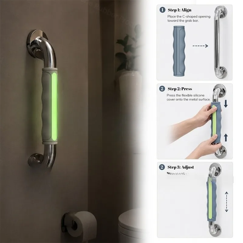 New Anti Slip Handle Protective Cover for the Elderly Toilet Bathroom Handle Handle Silicone Handrail Anti Slip Cover help elderly railing
New Anti Slip Handle Protective Cover for the Elderly Toilet Bathroom Handle Handle Silicone Handrail Anti Slip Cover help elderly railing