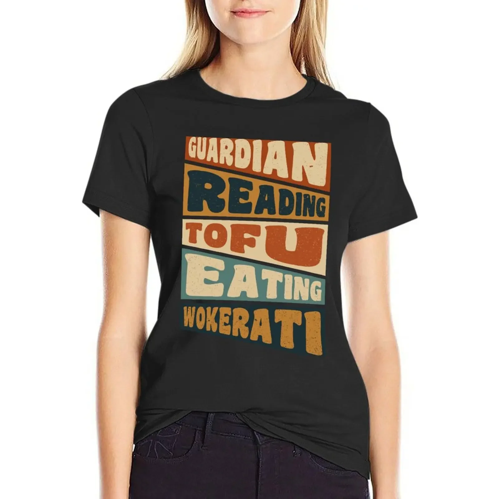 Tofu Eating Wokerati - Guardian Reading T-Shirt lady clothes anime clothes sports fans quick-drying T-shirt Women
Tofu Eating Wokerati - Guardian Reading T-Shirt lady clothes anime clothes sports fans quick-drying T-shirt Women