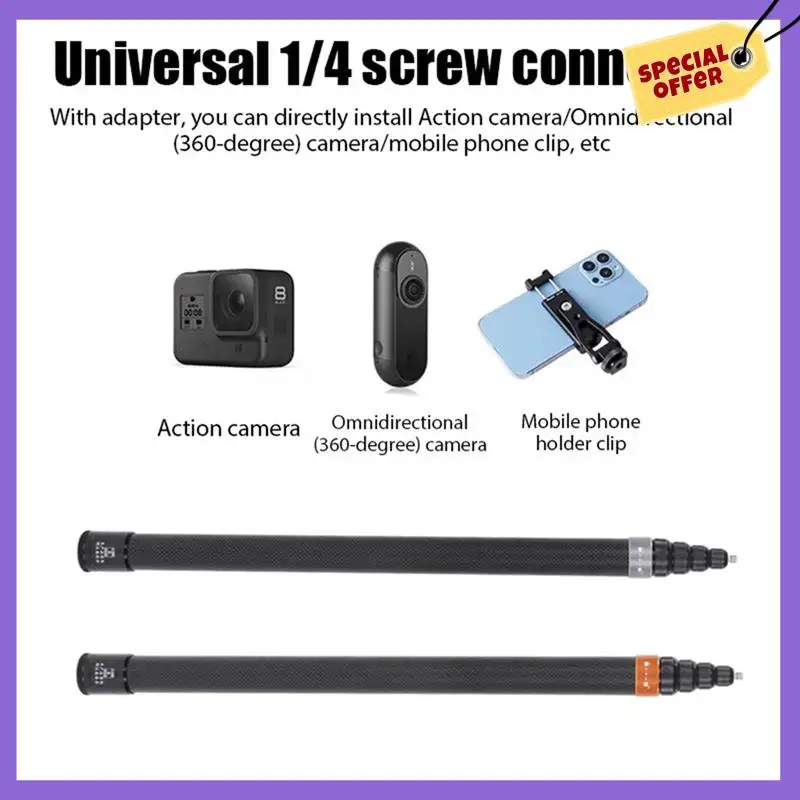 -A96Z For 360X4 3Meters Carbon Fiber Selfie Stick Invisible Sports Camera Telescopic Portable Recording Extension Stick
-A96Z For 360X4 3Meters Carbon Fiber Selfie Stick Invisible Sports Camera Telescopic Portable Recording Extension Stick