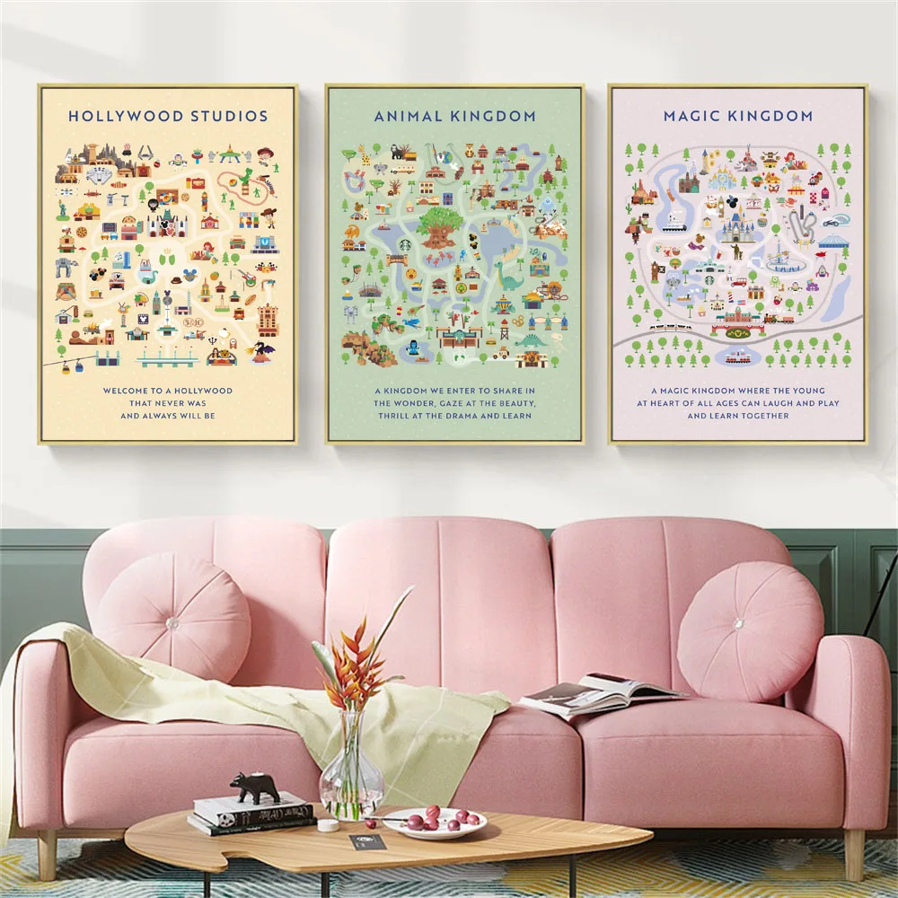 Disney Magic Kingdom Cartoon Poster Abstract Disneyland Canvas Painting Nordic Minimalism Wall Art Child Bedroom Home Decor
Disney Magic Kingdom Cartoon Poster Abstract Disneyland Canvas Painting Nordic Minimalism Wall Art Child Bedroom Home Decor