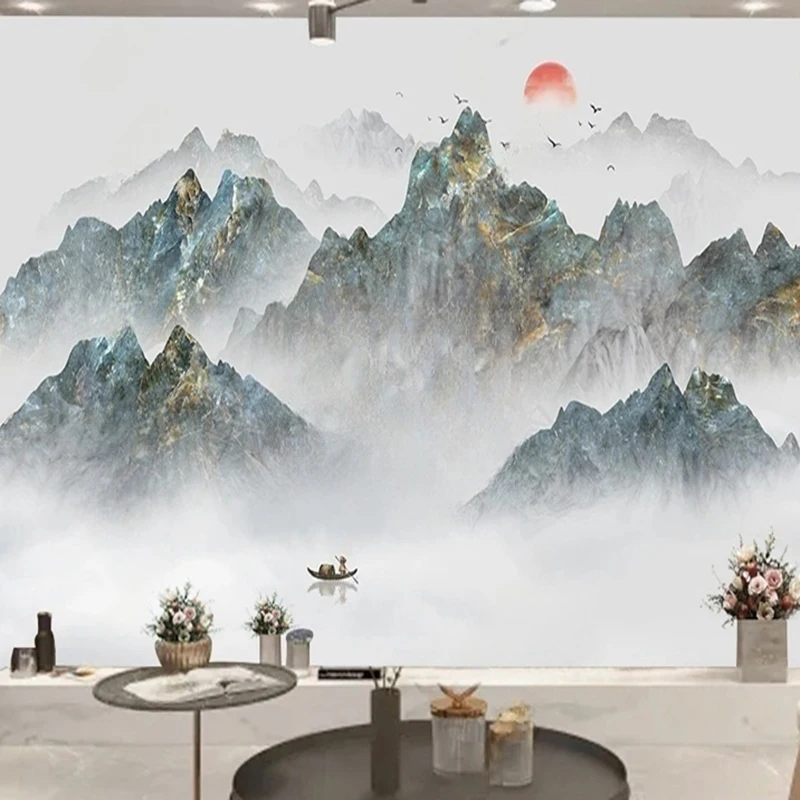 Custom Wall Murals Wallpaper Modern Chinese Ink Landscape Wall Decor Home Interior Decor Wall Art Print Background Hand-Painted
Custom Wall Murals Wallpaper Modern Chinese Ink Landscape Wall Decor Home Interior Decor Wall Art Print Background Hand-Painted