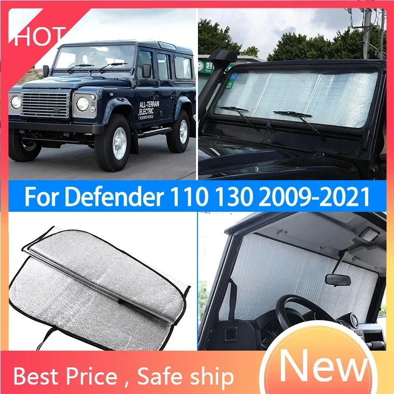 Солнцезащитный козырек на лобовое стекло автомобиля, для Land Rover Defender 90 110 130 130 2009-2021
Солнцезащитный козырек на лобовое стекло автомобиля, для Land Rover Defender 90 110 130 130 2009-2021