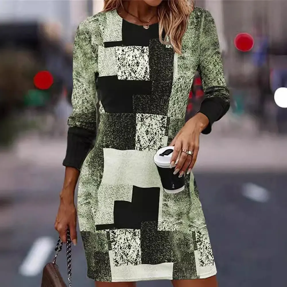 Street Fashion Women's Round Neck Personalized Printed Dress Autumn Winter Long Sleeves Tops Womens Dresses 2025
Street Fashion Women's Round Neck Personalized Printed Dress Autumn Winter Long Sleeves Tops Womens Dresses 2025