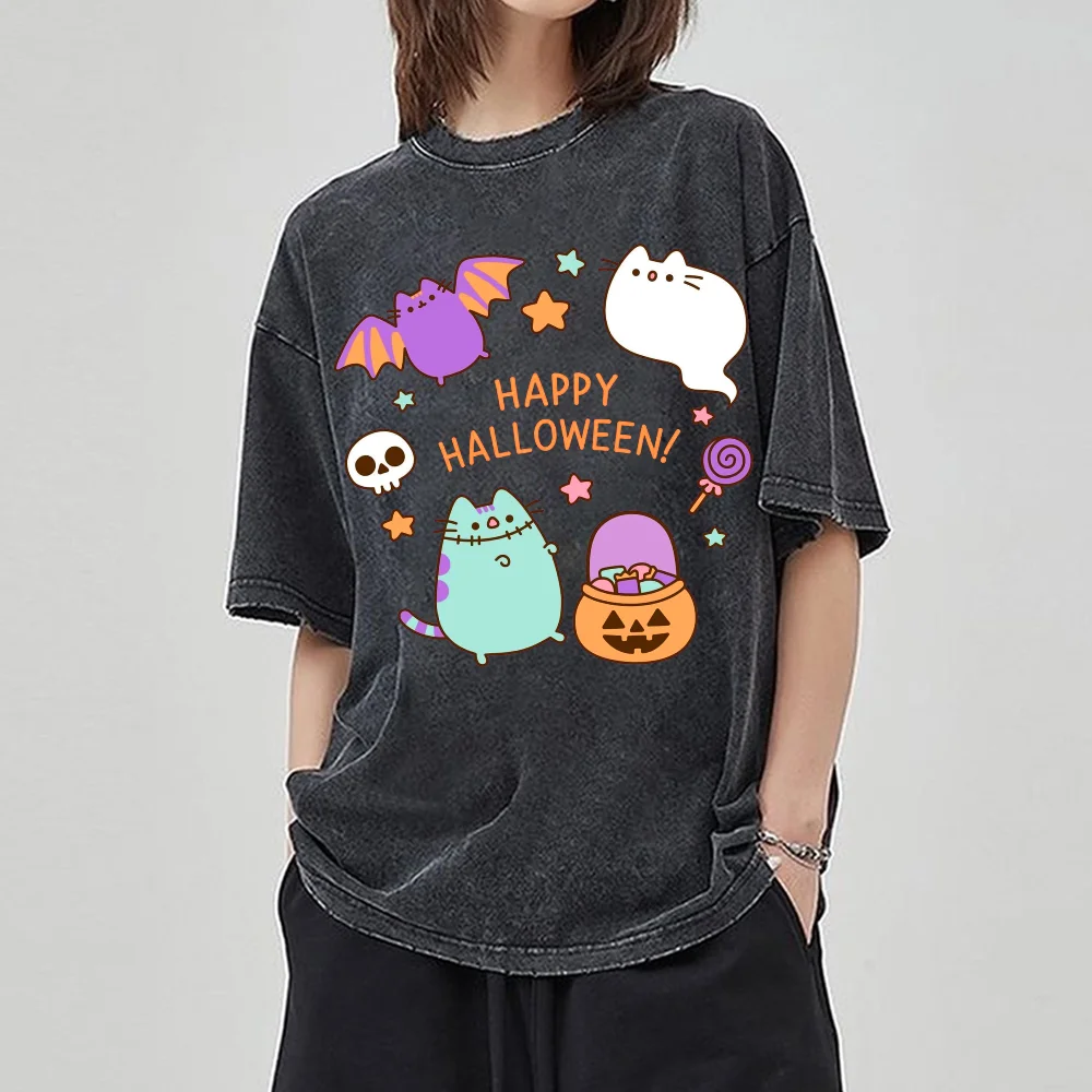 Y2k Halloween Cute Style Pumpkin Print Women's T-Shirt Loose Crew Neck Short Sleeve Unisex Casual Simple Top New Hot Selling
Y2k Halloween Cute Style Pumpkin Print Women's T-Shirt Loose Crew Neck Short Sleeve Unisex Casual Simple Top New Hot Selling