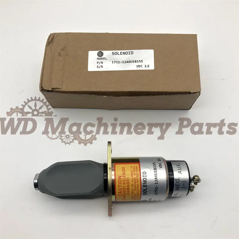 Replacement SA-4259-12 1751-12A6U1B1S5 12V 31-0202 3A Fuel Shutdown Stop Solenoid for Kubota
Replacement SA-4259-12 1751-12A6U1B1S5 12V 31-0202 3A Fuel Shutdown Stop Solenoid for Kubota