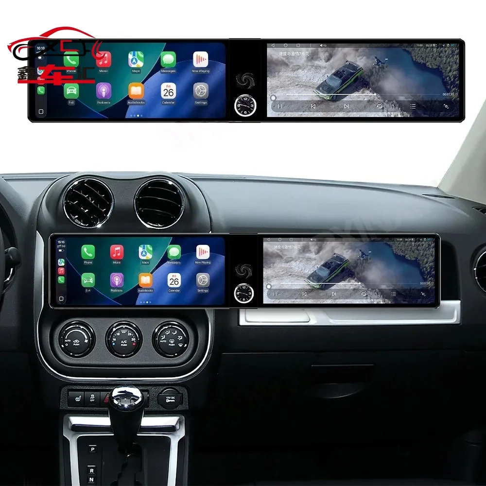 Android Auto Carplay For Jeep Compass 2011-2016 Car Radio GPS Navi Stereo Multimedia Player Headunit DSP 24.6" Touch Dual Screen
Android Auto Carplay For Jeep Compass 2011-2016 Car Radio GPS Navi Stereo Multimedia Player Headunit DSP 24.6" Touch Dual Screen