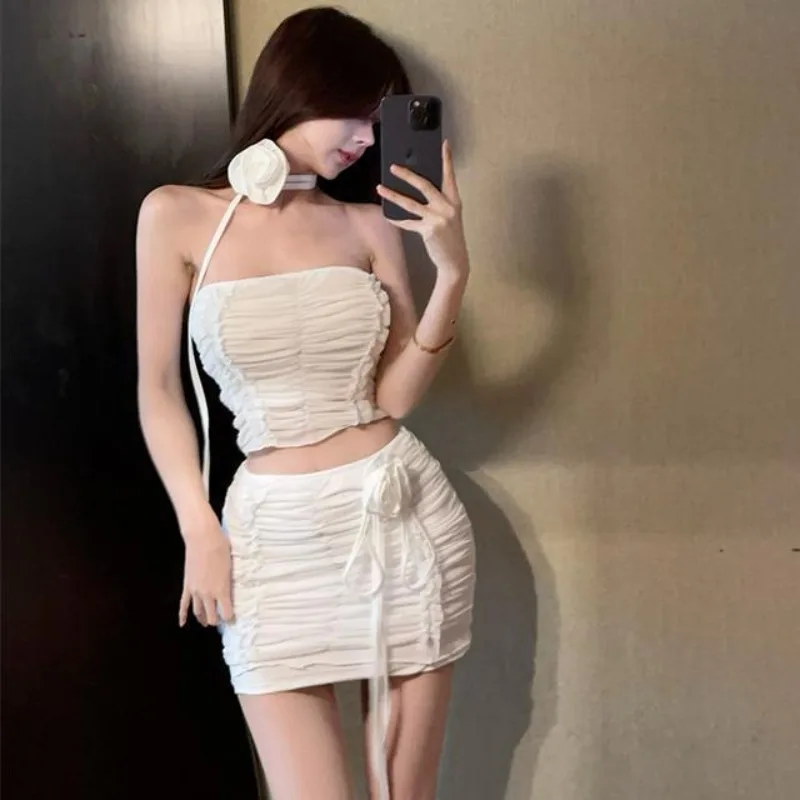 Новая функция одинакового корейского женского комплекта из двух юбок в Корее, комплект из двух юбок, белая женская одежда, стильный элегантный повседневный фестиваль
Новая функция одинакового корейского женского комплекта из двух юбок в Корее, комплект из двух юбок, белая женская одежда, стильный элегантный повседневный фестиваль