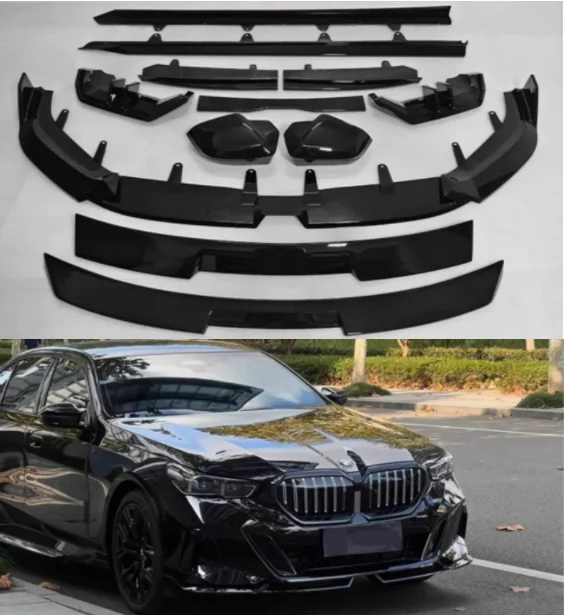 For BMW G60 G68 525 i5 2024 2025+ ABS Black Bumper Front Lip Tuyere Grille Rear Diffuser Spoiler Side Skirt Rearview Cap MP Kit
For BMW G60 G68 525 i5 2024 2025+ ABS Black Bumper Front Lip Tuyere Grille Rear Diffuser Spoiler Side Skirt Rearview Cap MP Kit
