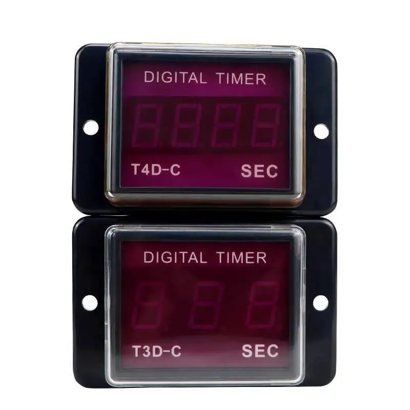 T3D-C Digital Timer 220V T4D-C 999S 99.9S Two-Stage Time Counter Time Relay With Socket
T3D-C Digital Timer 220V T4D-C 999S 99.9S Two-Stage Time Counter Time Relay With Socket
