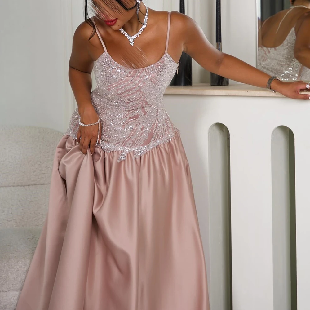 Classic A-Line Floor Length Strapless Spaghetti Straps Jersey Crystal Evening Dress Fashion Photo Color vestidos de fiesta
Classic A-Line Floor Length Strapless Spaghetti Straps Jersey Crystal Evening Dress Fashion Photo Color vestidos de fiesta