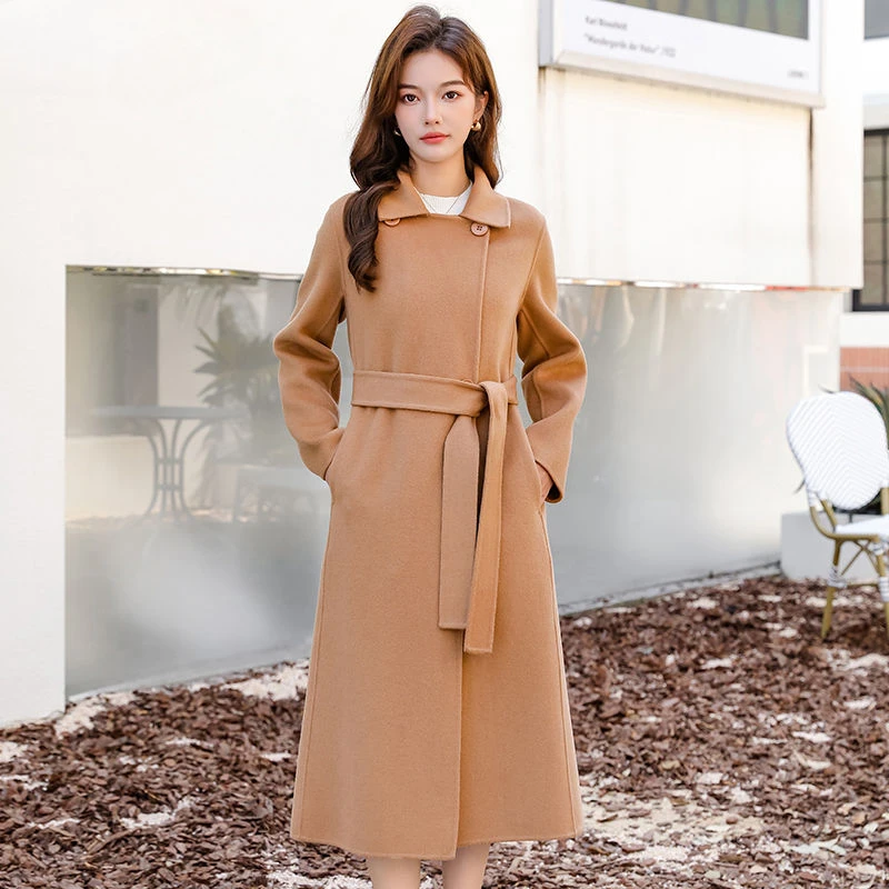 Double-Sided Wool Overcoat Women's Clothing 2024 New Collar Dual-Use Woolen Coat Lady Temperament Slim Korean Style Long Outwear
Double-Sided Wool Overcoat Women's Clothing 2024 New Collar Dual-Use Woolen Coat Lady Temperament Slim Korean Style Long Outwear