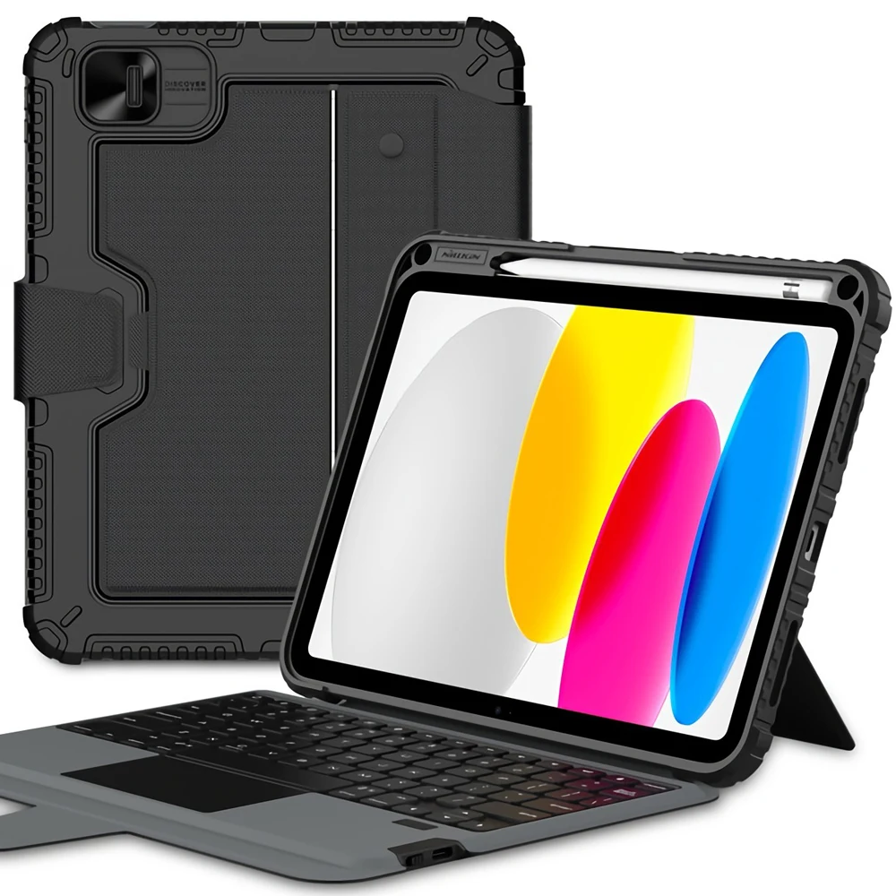 for iPad 10th 10.9 Pro 11 2021 2022 Case For iPad pro 12 9 2021 2022 Bluetooth Keyboard Case For iPad 9 Case with Pencil Holder
for iPad 10th 10.9 Pro 11 2021 2022 Case For iPad pro 12 9 2021 2022 Bluetooth Keyboard Case For iPad 9 Case with Pencil Holder
