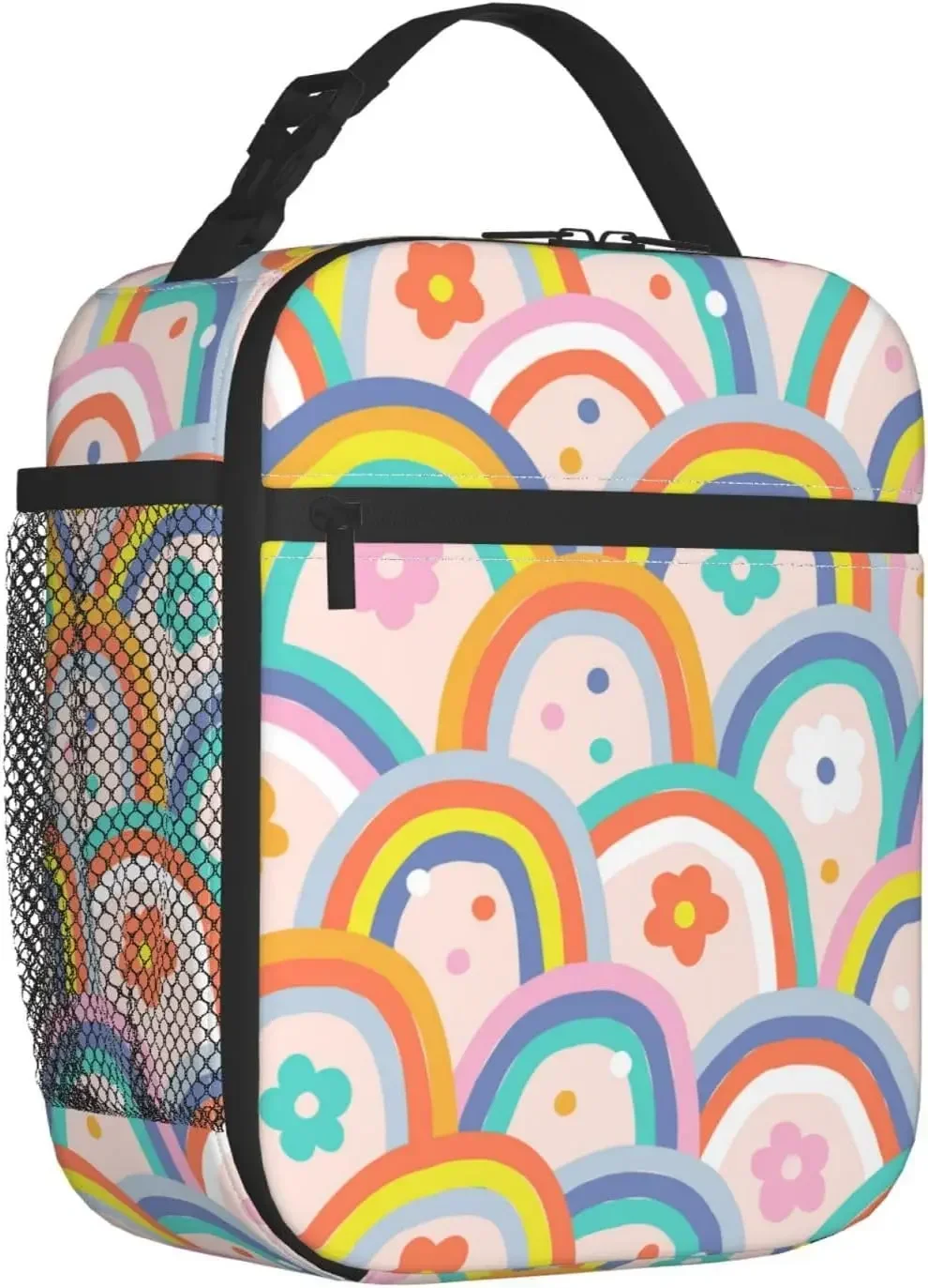Rainbow Lunch Box for Adults Women MenLunch Bag Cooler Tote Reusable Insulated Lunch Bag Container Gifts for Office Picnic
Rainbow Lunch Box for Adults Women MenLunch Bag Cooler Tote Reusable Insulated Lunch Bag Container Gifts for Office Picnic