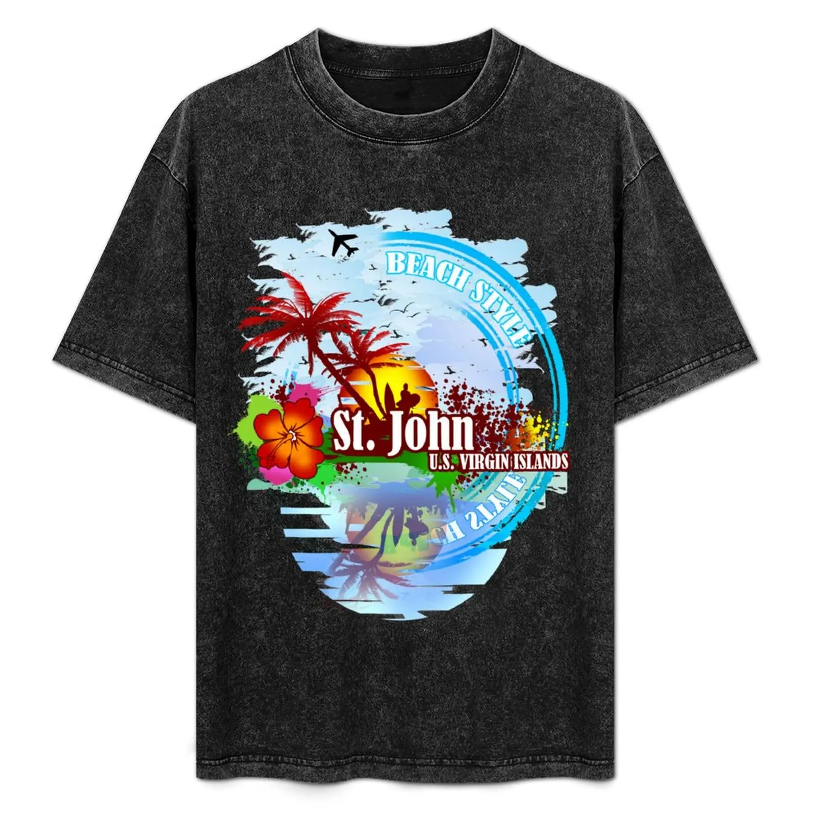 St. John U.S. Virgin Island T-Shirt Simple Line Art Print Tee
St. John U.S. Virgin Island T-Shirt Simple Line Art Print Tee