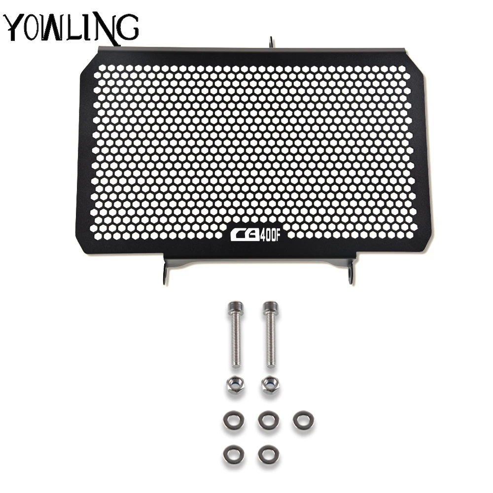 FOR HONDA CB400F CBR500R 2017 2018 2019 2020 2021 Radiator Guard Tank Grille Shield Engine Cooler Bezel Protector Mesh Cover
FOR HONDA CB400F CBR500R 2017 2018 2019 2020 2021 Radiator Guard Tank Grille Shield Engine Cooler Bezel Protector Mesh Cover