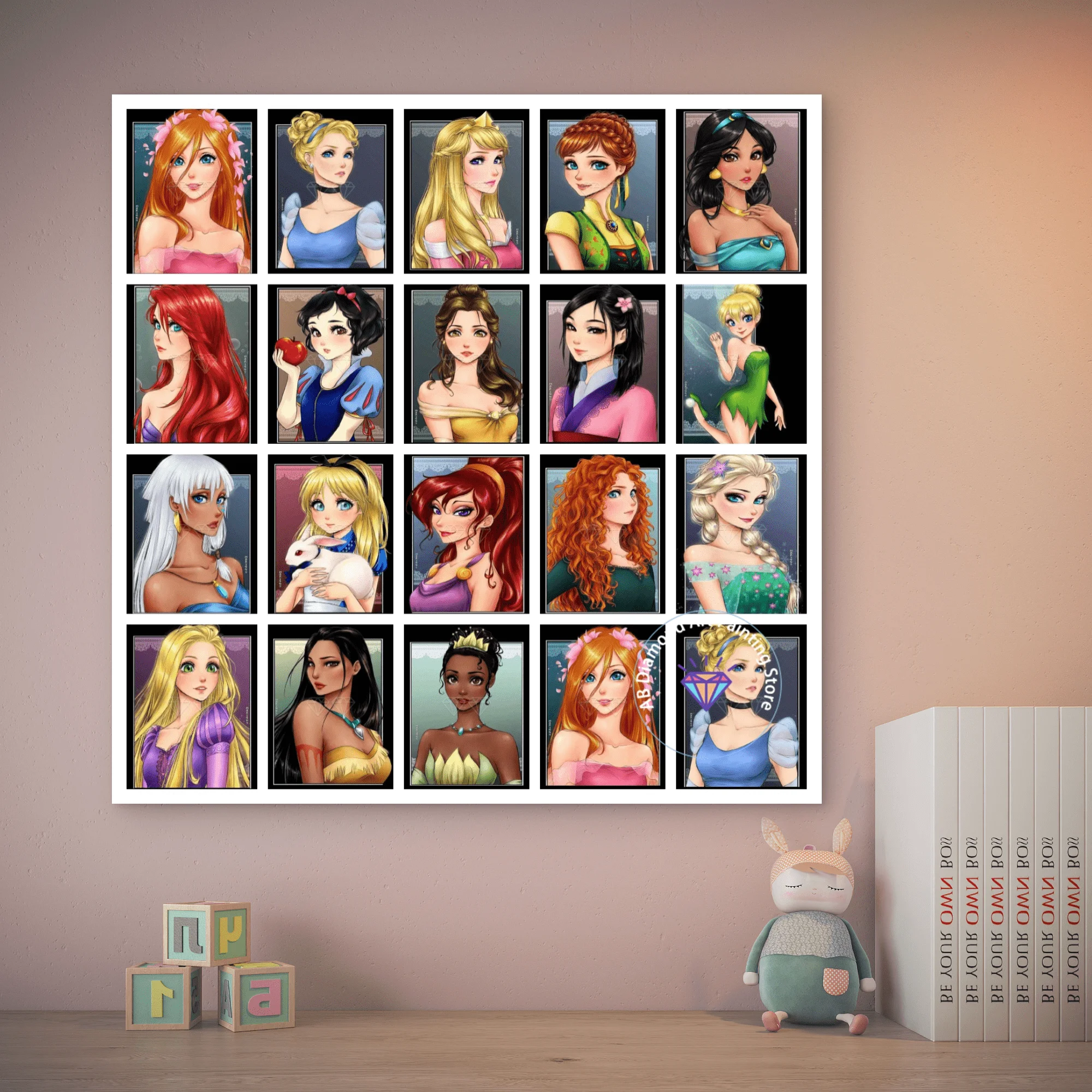 Frozen Snow White Elves AB Diamond Painting Kits 5D DIY Mulan Diamond Embroidery Cross Handmade Art Gift Crafts Home Decoration
Frozen Snow White Elves AB Diamond Painting Kits 5D DIY Mulan Diamond Embroidery Cross Handmade Art Gift Crafts Home Decoration