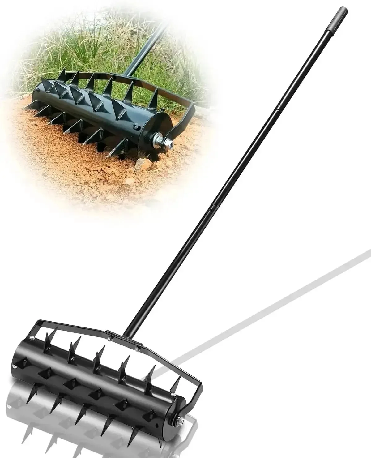 1024hot Heavy Duty Rolling Lawn Aerator Tool Grass Aerator with 59" Stainless Steel Handle Gloves Blade Manual Lawn Aerator
1024hot Heavy Duty Rolling Lawn Aerator Tool Grass Aerator with 59" Stainless Steel Handle Gloves Blade Manual Lawn Aerator