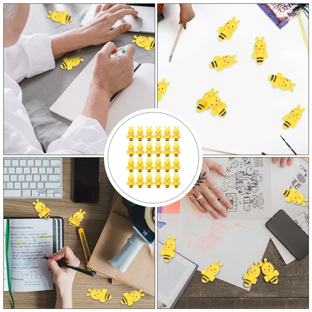 36pcs Fun Eraser School Supplies Bee Shaped Cartoon Rubbers Student Learning Toy Pencil Marks Erasers Party Favors Classroom
36pcs Fun Eraser School Supplies Bee Shaped Cartoon Rubbers Student Learning Toy Pencil Marks Erasers Party Favors Classroom