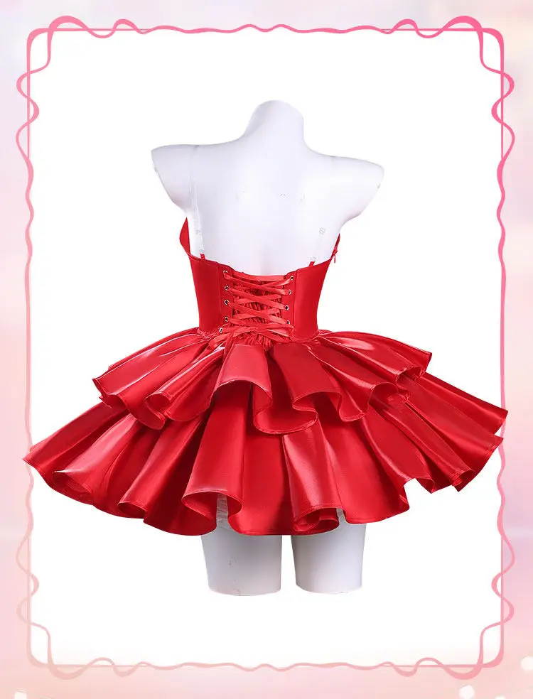 Perfect Blue Mima Kirigoe Cosplay Costume Red Strapless Dress Gown Perfect Anime Cosplay Outfit Hallowen Play Role Clothes HCos
Perfect Blue Mima Kirigoe Cosplay Costume Red Strapless Dress Gown Perfect Anime Cosplay Outfit Hallowen Play Role Clothes HCos