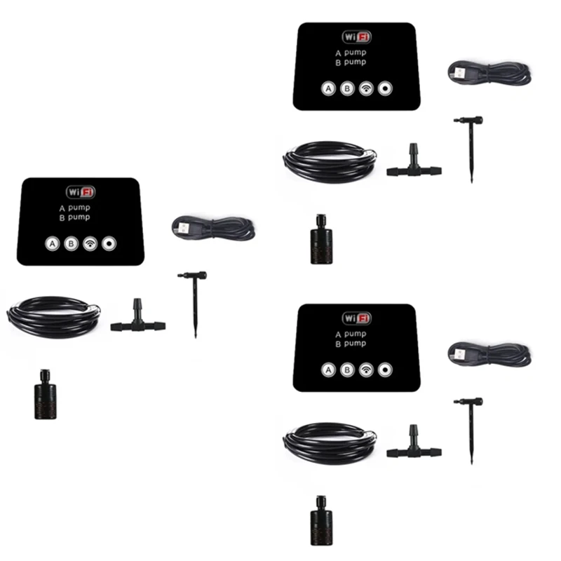T02C!-Wifi Smart Garden Irrigation Controller Automatic Drip Irrigation System Remote APP Control Watering
T02C!-Wifi Smart Garden Irrigation Controller Automatic Drip Irrigation System Remote APP Control Watering