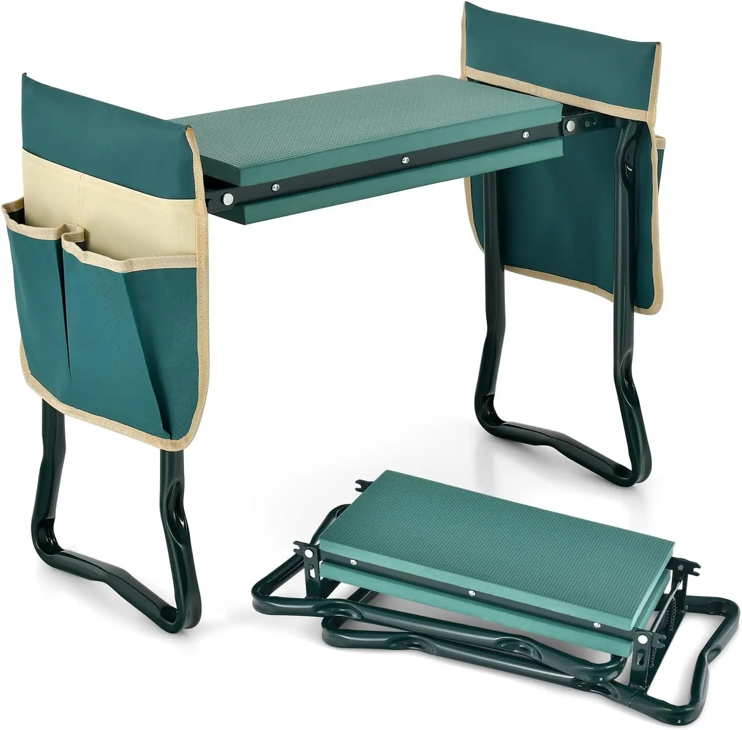 Foldable Garden Kneeler Seat with 8" EVA Pad, Heavy-Duty Stool & Tool Pouches for Gardening Comfort
Foldable Garden Kneeler Seat with 8" EVA Pad, Heavy-Duty Stool & Tool Pouches for Gardening Comfort