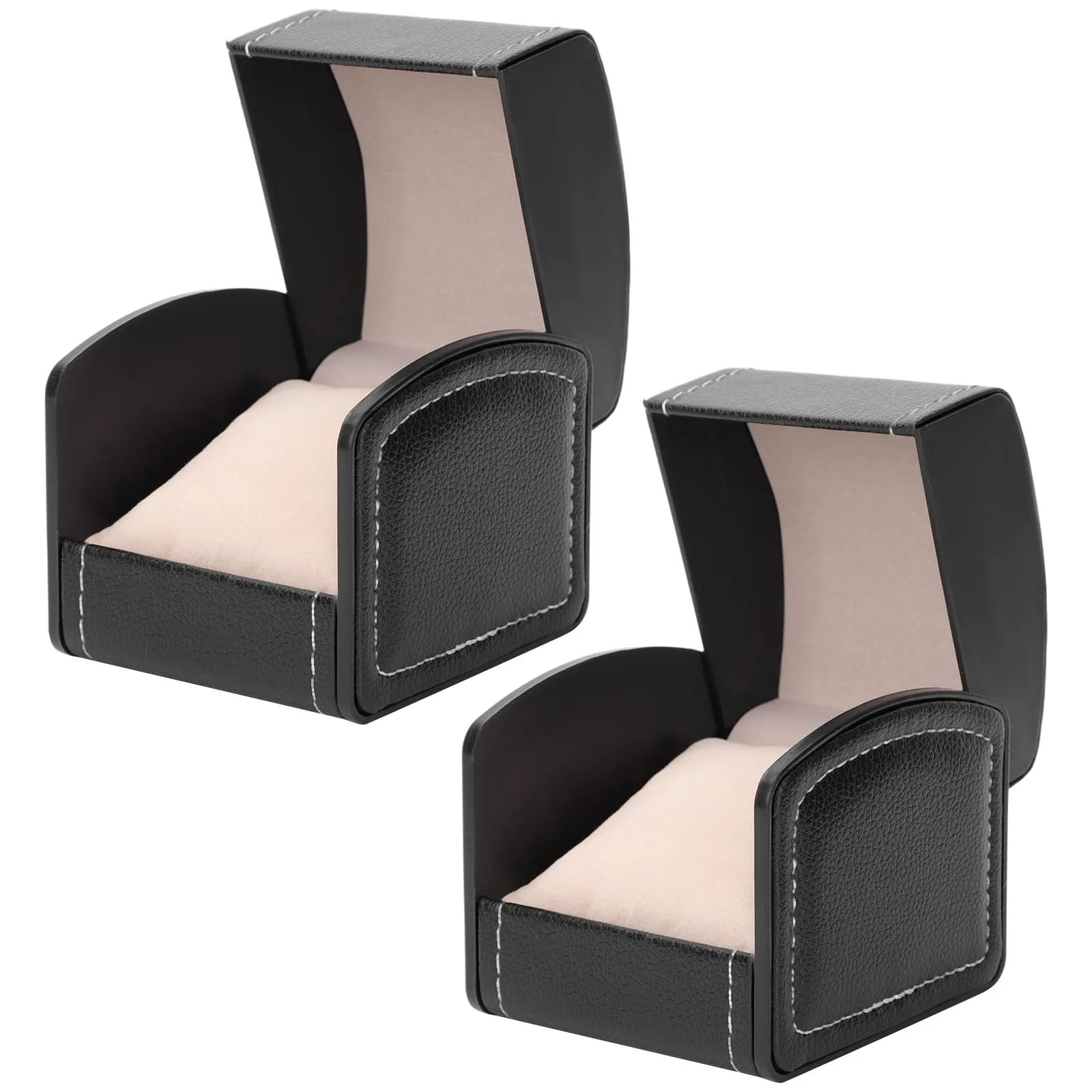 2 Pcs Flip Watch Box PU Case Container Gift Holder Organizer Storage Boxes Protective Protector Watches for Men
2 Pcs Flip Watch Box PU Case Container Gift Holder Organizer Storage Boxes Protective Protector Watches for Men