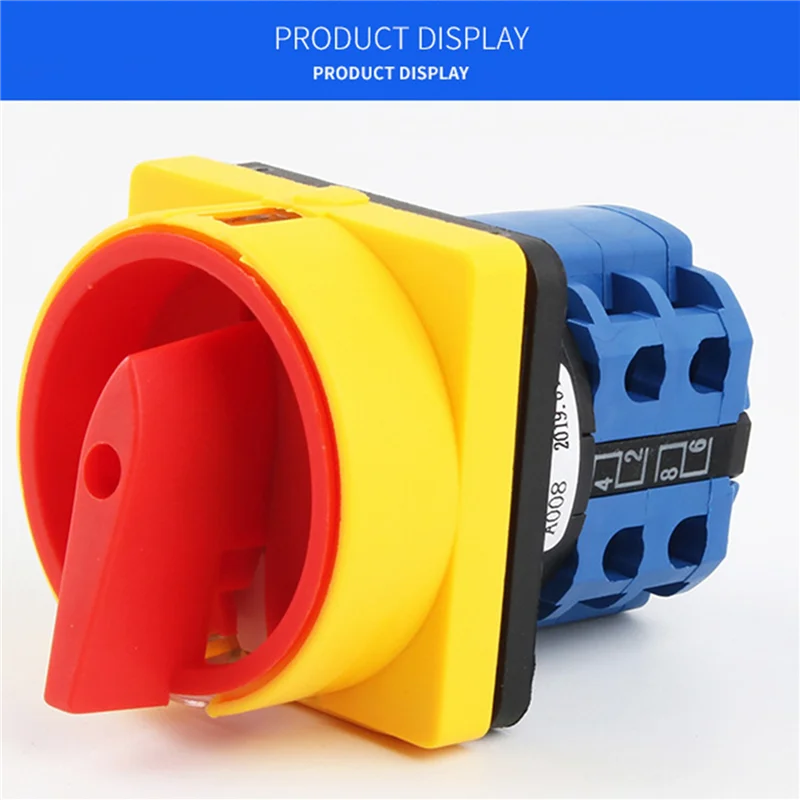ABZS 6X 20A OFF-On 4 Poles Disconnect Isolator Switches LW26GS CA10 48X48mm Padlock Rotary Cam Switch
ABZS 6X 20A OFF-On 4 Poles Disconnect Isolator Switches LW26GS CA10 48X48mm Padlock Rotary Cam Switch