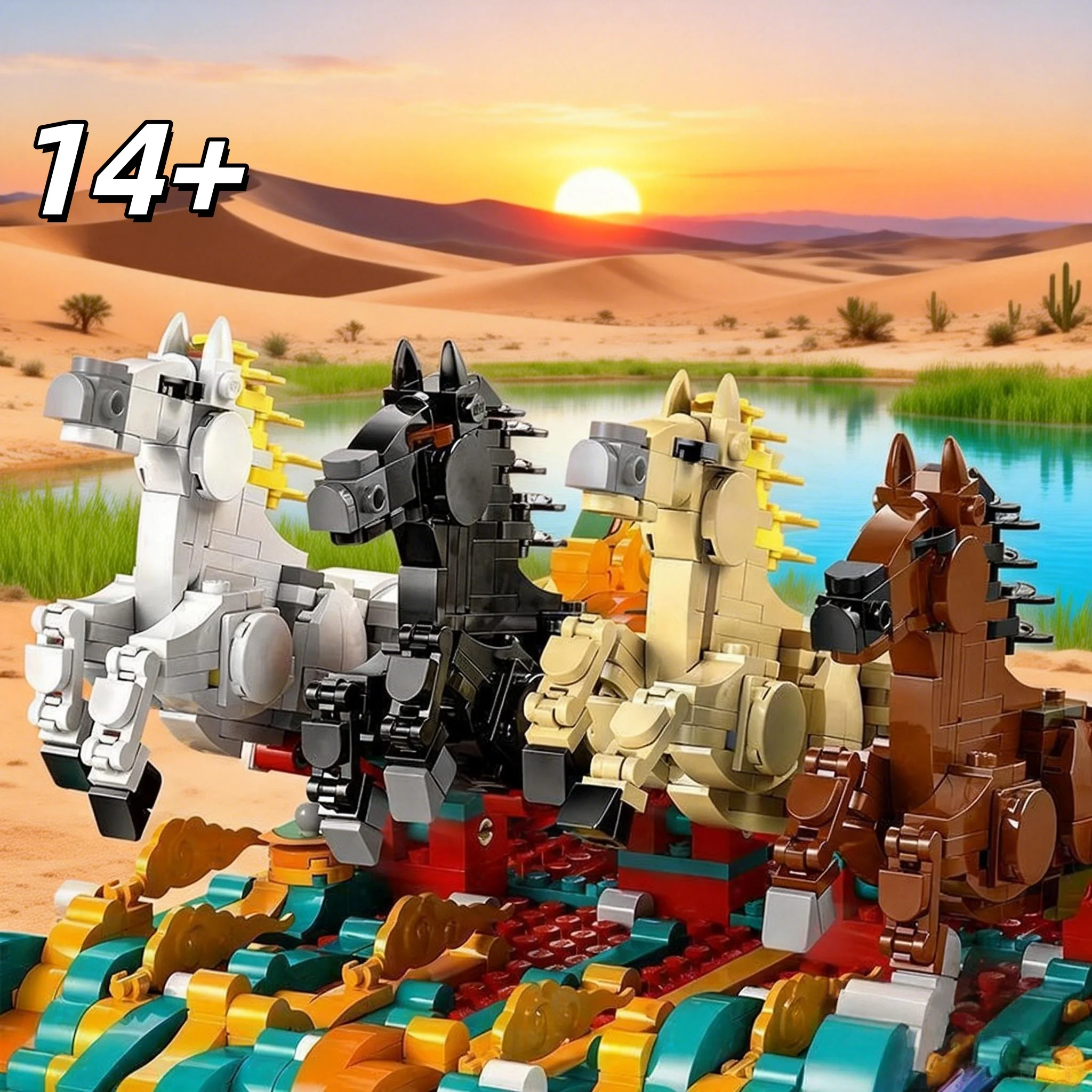 Chinese Style Eight Horses Painting Building Blocks Year of the Horse New Year DIY Assembly Model Adult Collectible National Tre
Chinese Style Eight Horses Painting Building Blocks Year of the Horse New Year DIY Assembly Model Adult Collectible National Tre