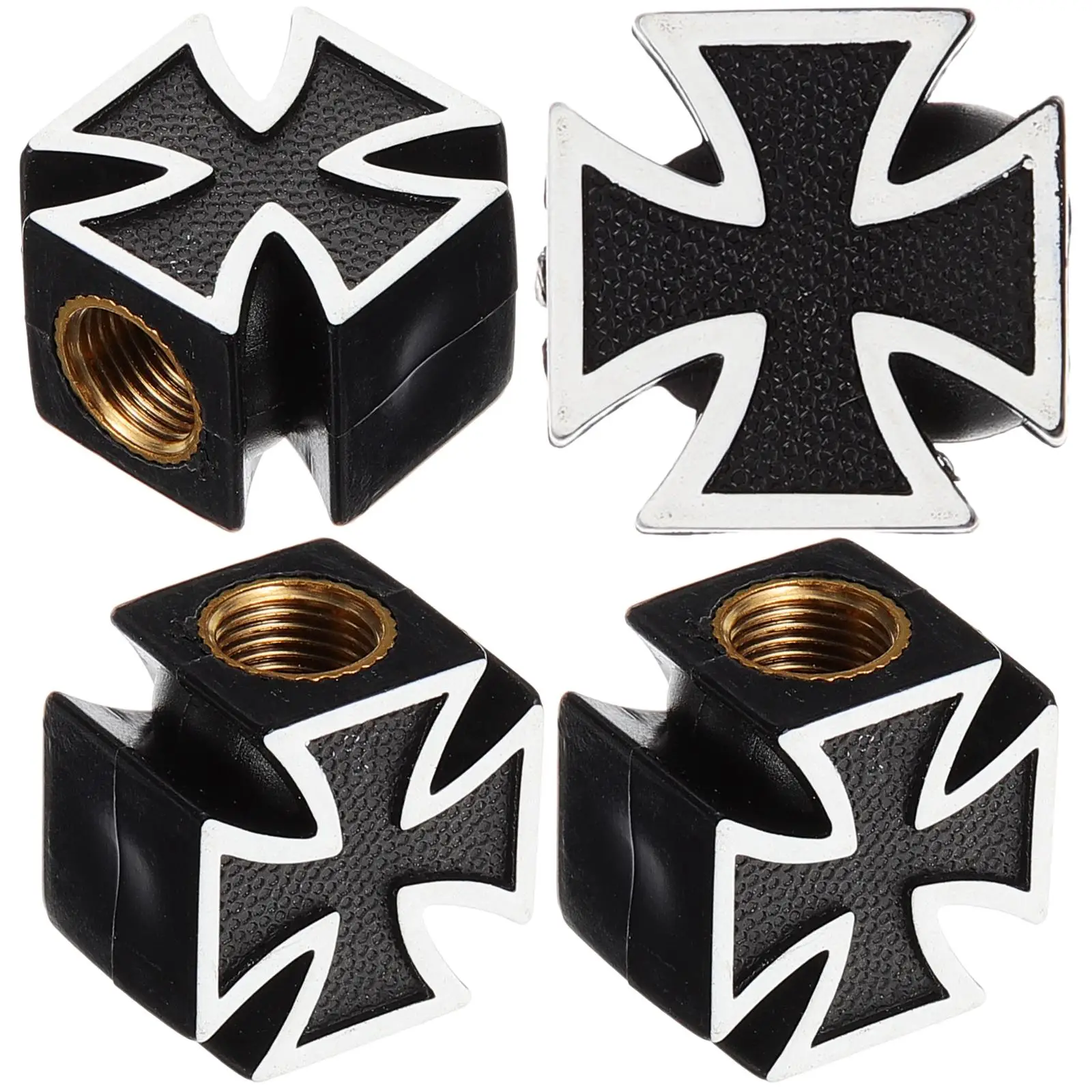 4 pcs Tire Valve Caps Car Truck Stem Covers ABS Cross Pattern Dustproof Decorative Easy Installation Long Lasting
4 pcs Tire Valve Caps Car Truck Stem Covers ABS Cross Pattern Dustproof Decorative Easy Installation Long Lasting