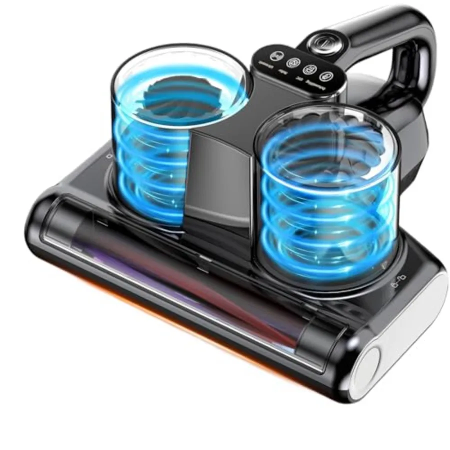 Mattress Vacuum Bed Vacuum Cleaner 16Kpa Suction 253.7nm UV-C Light, 140°F Heated Air, 30000 RPM Brushroll, Ultrasonic, HEPA Fi
Mattress Vacuum Bed Vacuum Cleaner 16Kpa Suction 253.7nm UV-C Light, 140°F Heated Air, 30000 RPM Brushroll, Ultrasonic, HEPA Fi