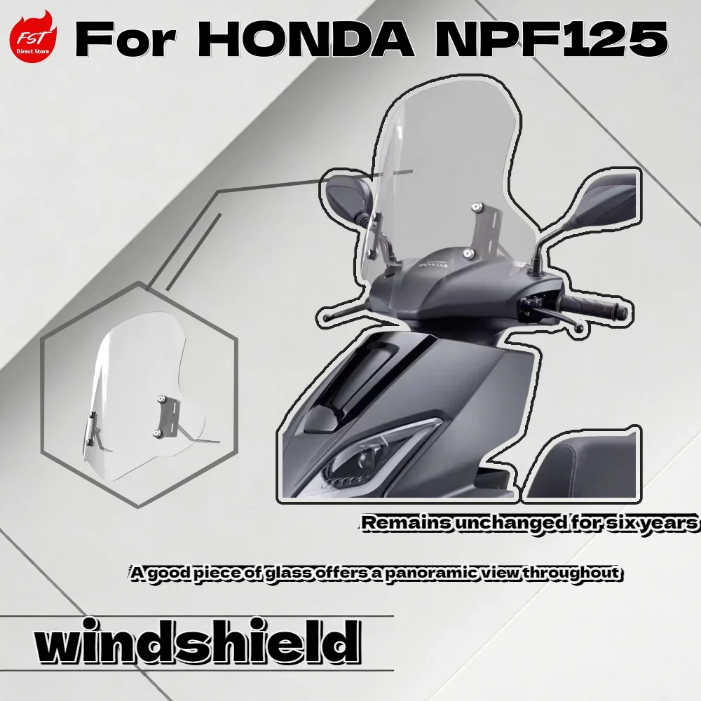 For NS125GU Scooter Adjustable Windshield Lift Bracket Rain Shield
For NS125GU Scooter Adjustable Windshield Lift Bracket Rain Shield