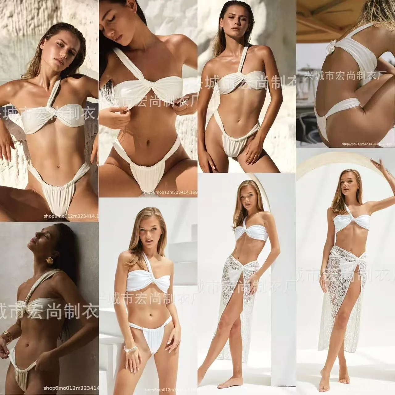 Off Shoulder Bikini Back Tie Bikinis Halter Neck Knotted Bust Two Piece Swimsuit High Cut Solid White Swim Bikini Set Ruched
Off Shoulder Bikini Back Tie Bikinis Halter Neck Knotted Bust Two Piece Swimsuit High Cut Solid White Swim Bikini Set Ruched