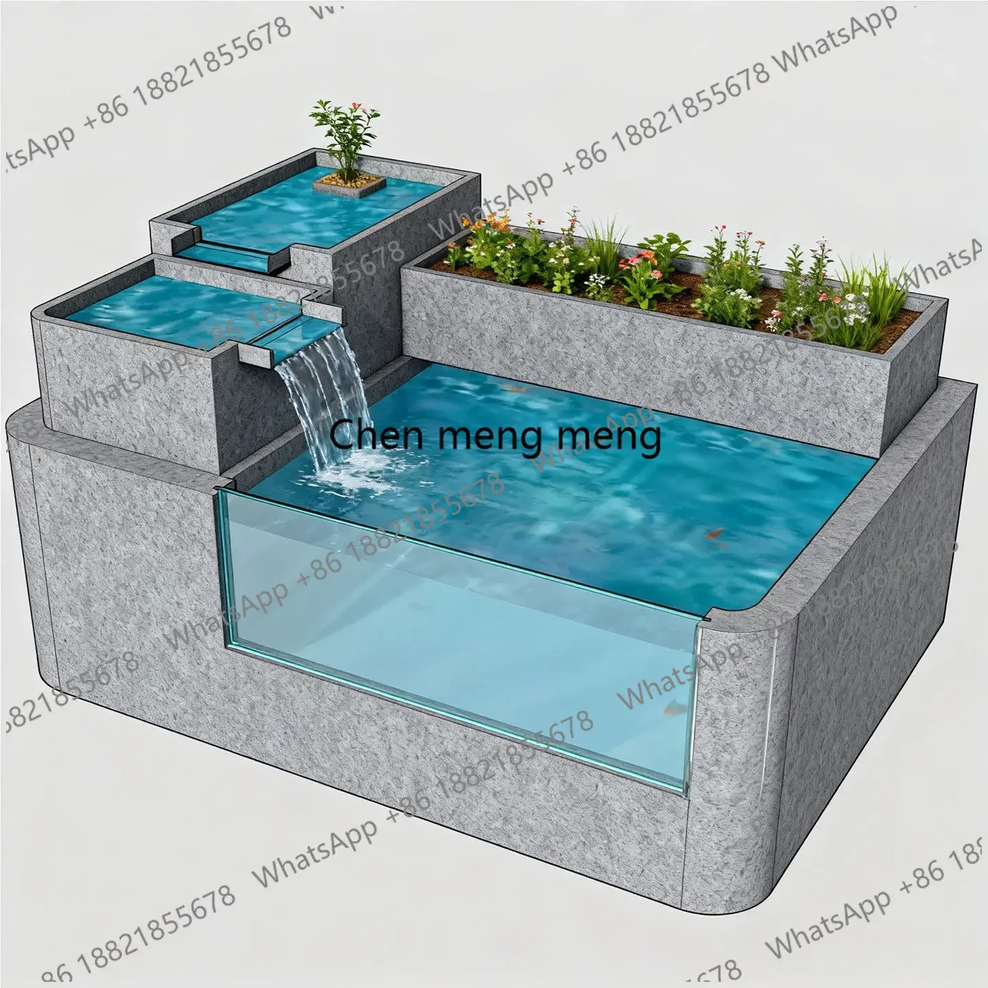 New arrive Stainless steel outdoor patio fish pond landscaping flowing water fountain glass ornamental pond garden decoration or
New arrive Stainless steel outdoor patio fish pond landscaping flowing water fountain glass ornamental pond garden decoration or