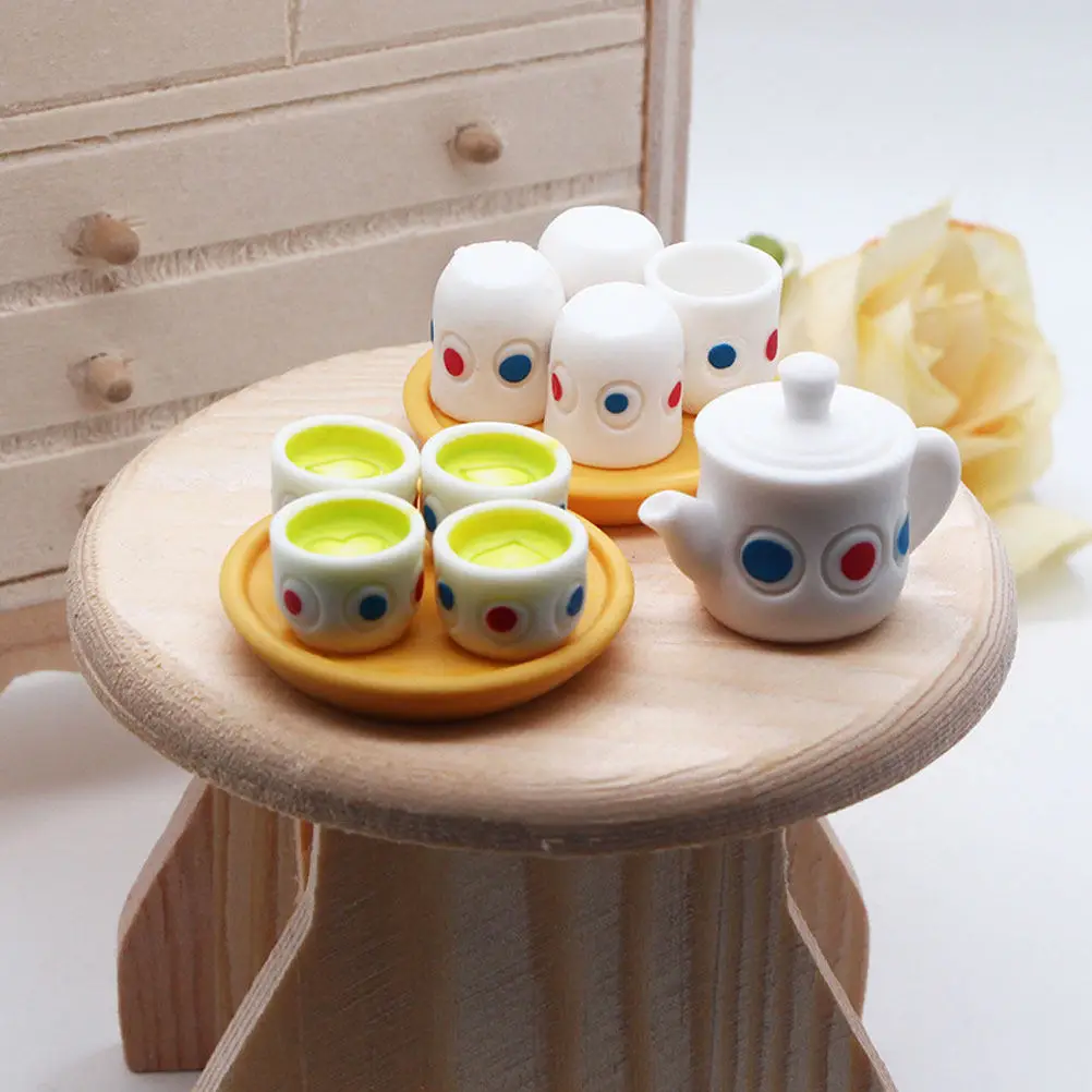 1Set Simulation Mini Teaware Decorative Tea Set Miniature Furniture Home Decoration Mini House Props Realistic Tea Ware Craft
1Set Simulation Mini Teaware Decorative Tea Set Miniature Furniture Home Decoration Mini House Props Realistic Tea Ware Craft