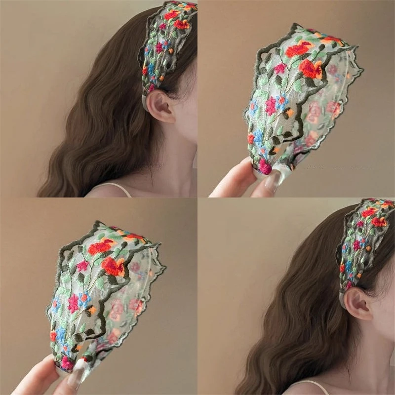 LTT retro flower embroidered headband ethnic style wide edge headband high-end headdress
LTT retro flower embroidered headband ethnic style wide edge headband high-end headdress