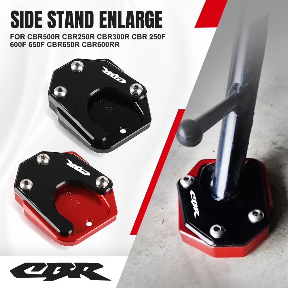 For Honda CB125R CB150R CB300R CB300F CB400 X CB500F/X CB650R Foot Side Stand Pad Plate Kickstand Enlarger Support Extension
For Honda CB125R CB150R CB300R CB300F CB400 X CB500F/X CB650R Foot Side Stand Pad Plate Kickstand Enlarger Support Extension