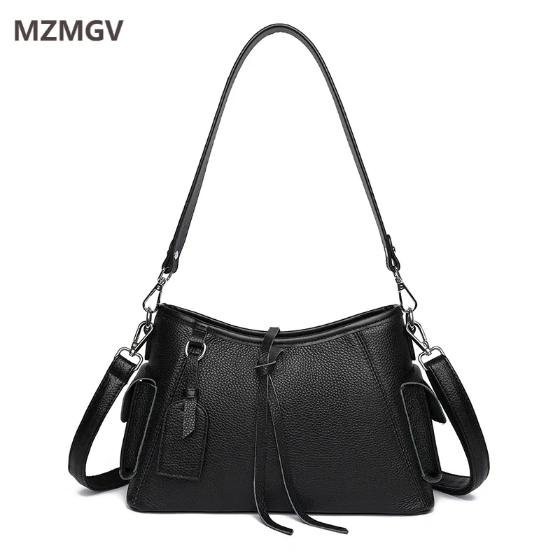 Women's Cowhide Genuine Leather Shoulder Bag 2025 New Trend Crossbody Chain Small Bag Versatile Female Commuter Underarm Bag
Women's Cowhide Genuine Leather Shoulder Bag 2025 New Trend Crossbody Chain Small Bag Versatile Female Commuter Underarm Bag