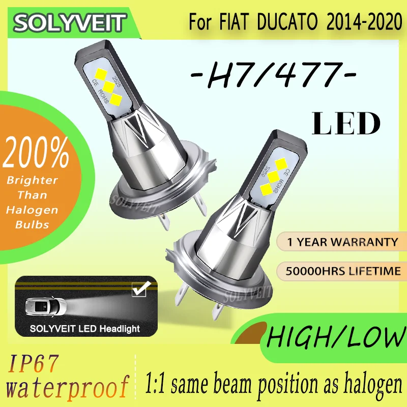 Long-Term Protection for Your Purchase 1 Year Warranty H7 477 LED Headlight For FIAT DUCATO 2014 2015 2016 2017 2018 2019 2020
Long-Term Protection for Your Purchase 1 Year Warranty H7 477 LED Headlight For FIAT DUCATO 2014 2015 2016 2017 2018 2019 2020