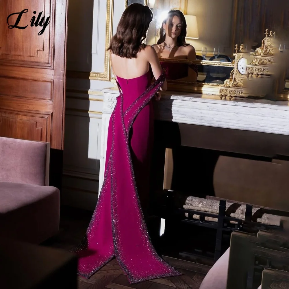 Вечернее платье с разрезом лилии фуксии и открытыми плечами فساتين السهرة со складками и пайетками, украшение по индивидуальному заказу
Вечернее платье с разрезом лилии фуксии и открытыми плечами فساتين السهرة со складками и пайетками, украшение по индивидуальному заказу