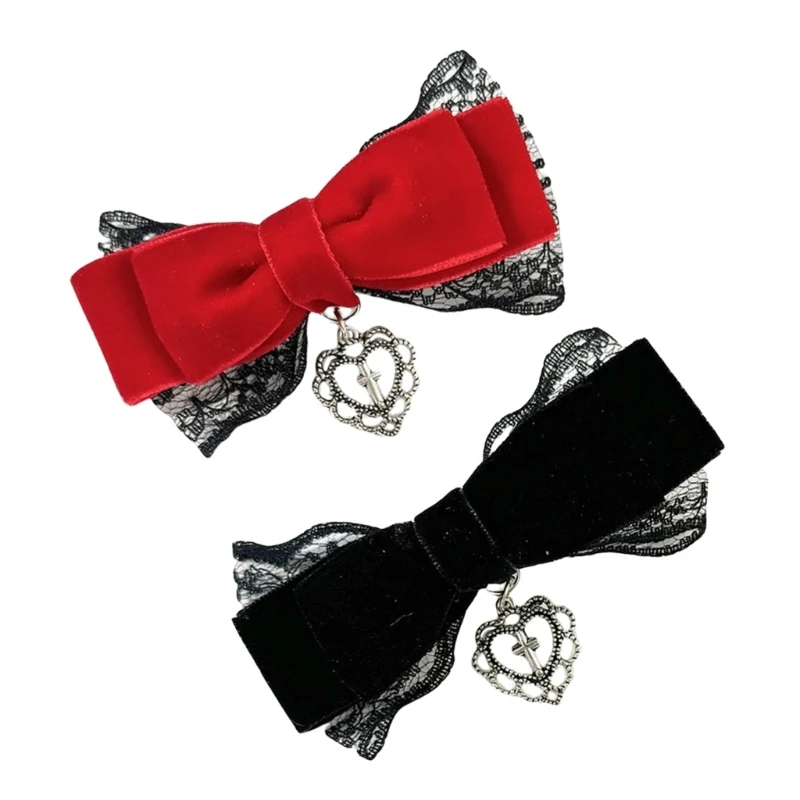Punk Hair Clip Crossed Hairpin Anime Barrettes 2000s Lace Bowknot Ponytail Hair Holder Hair Decors Halloween Theme Dropship
Punk Hair Clip Crossed Hairpin Anime Barrettes 2000s Lace Bowknot Ponytail Hair Holder Hair Decors Halloween Theme Dropship