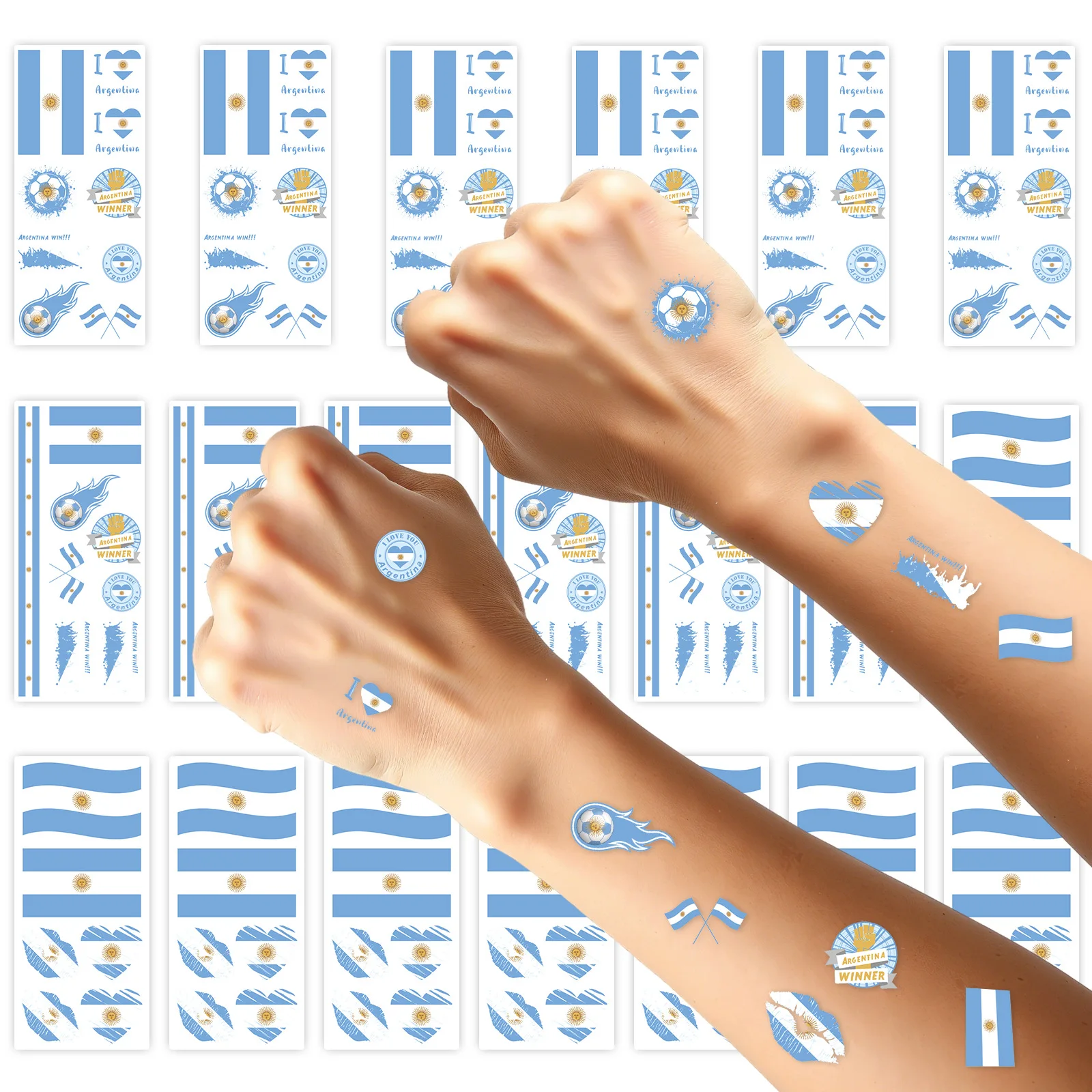 2026 National Flag Temporary Tattoo Stickers Face Match Fake Tattoo Sports Events Fans Celebration Party Supplies 20 Sheets
2026 National Flag Temporary Tattoo Stickers Face Match Fake Tattoo Sports Events Fans Celebration Party Supplies 20 Sheets