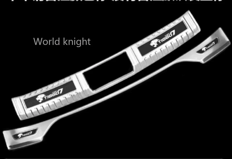 Steel Car Door Sill Protector For Chery Tiggo 7 Pro Trim Scuff Pedal Threshold Cover Salon Superior Quality Accessorie Stainless 
Steel Car Door Sill Protector For Chery Tiggo 7 Pro Trim Scuff Pedal Threshold Cover Salon Superior Quality Accessorie Stainless