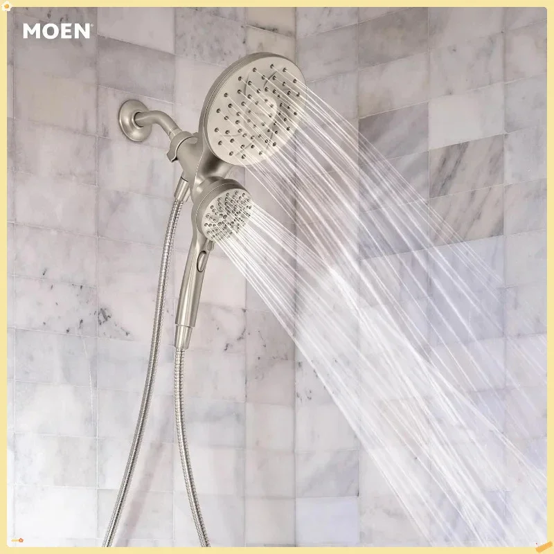 Magnetic Docking 2-in-1 Rain Showerhead & Handheld Spray, Spot-Free Nickel Finish for Modern Bathroom, Easy Install
Magnetic Docking 2-in-1 Rain Showerhead & Handheld Spray, Spot-Free Nickel Finish for Modern Bathroom, Easy Install