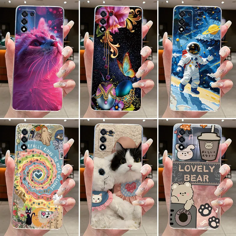 Casing For Oppo Realme Q3S/Q3T/Realme 9 5G SPEED Phone Case Aesthetic Fashion Cute Cat Astronaut Transparent Soft TPU Back Cover
Casing For Oppo Realme Q3S/Q3T/Realme 9 5G SPEED Phone Case Aesthetic Fashion Cute Cat Astronaut Transparent Soft TPU Back Cover