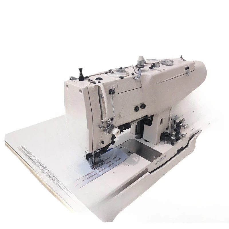 Shirt buttonhole with cutting machine, flat head keyhole machine
Shirt buttonhole with cutting machine, flat head keyhole machine