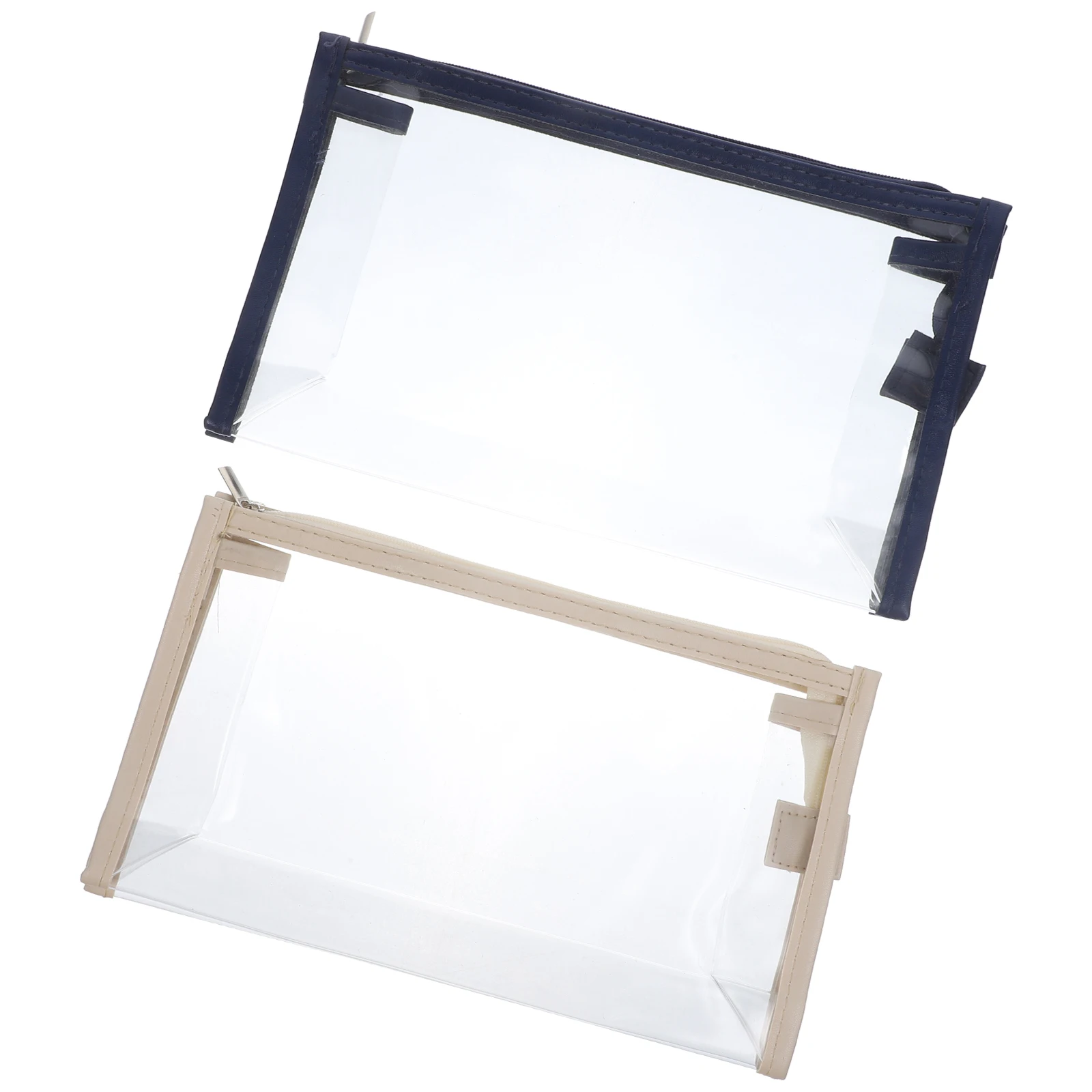 2pcs Transparent Pencil Case Waterproof Pen Bag Large Capacity Stationery Organizer Zipper Design Portable Makeup Brush
2pcs Transparent Pencil Case Waterproof Pen Bag Large Capacity Stationery Organizer Zipper Design Portable Makeup Brush