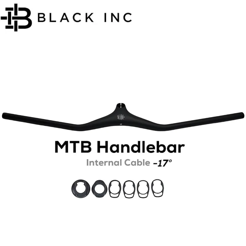 17 Degree Carbon Fiber MTB Handlebar Integrated One Piece Flat Bar 28.6mm Diameter Internal Routing for Mountain Bike Fork
17 Degree Carbon Fiber MTB Handlebar Integrated One Piece Flat Bar 28.6mm Diameter Internal Routing for Mountain Bike Fork