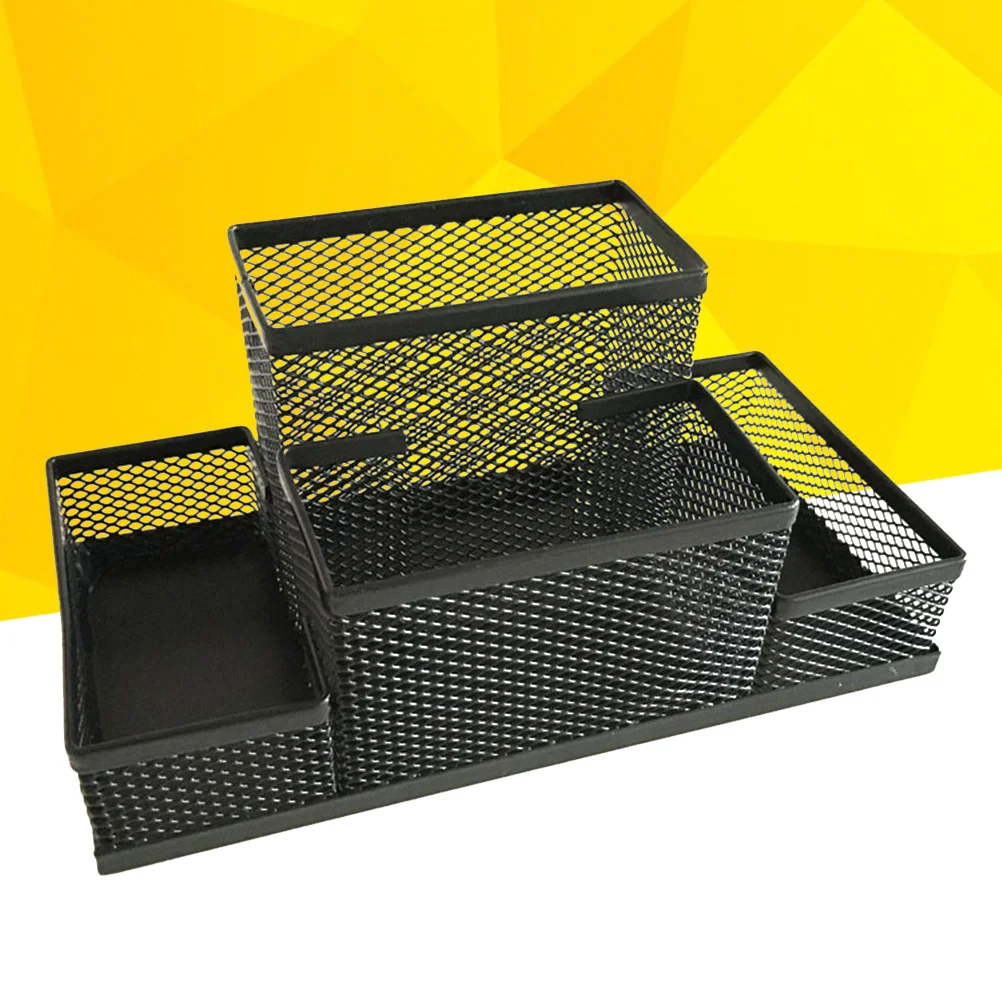 Metal Mesh Table ganizer Desktop Container Pen Holder Storage Case Office Supplies Black Sturdy Multi Function Pencil
Metal Mesh Table ganizer Desktop Container Pen Holder Storage Case Office Supplies Black Sturdy Multi Function Pencil