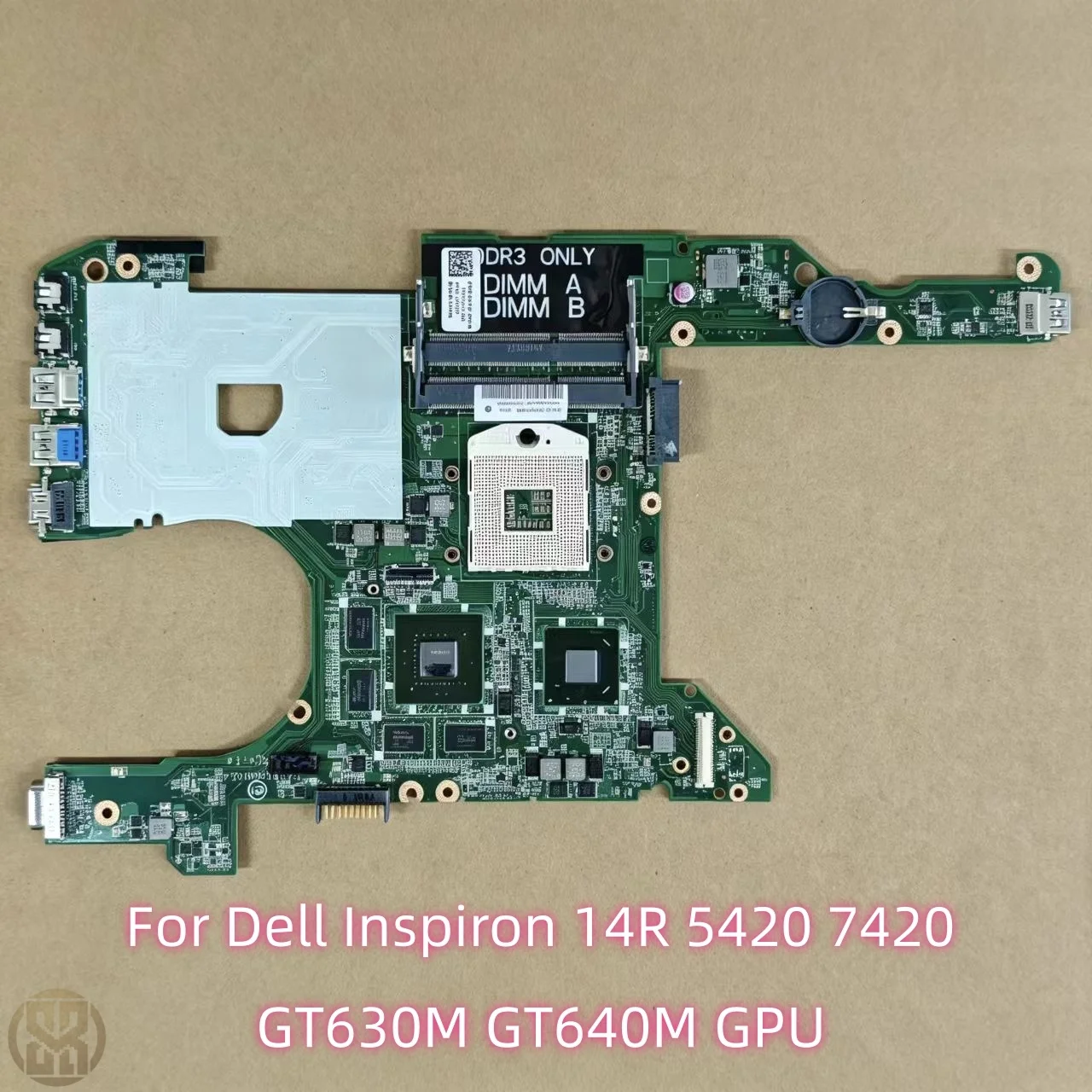 DA0R08MB6E4 DA0R08MB6E2 Motherboard 0HMGWR HM77 GT630M GT640M For Dell Inspiron 14R 5420 7420 DDR3 Fully Tested
DA0R08MB6E4 DA0R08MB6E2 Motherboard 0HMGWR HM77 GT630M GT640M For Dell Inspiron 14R 5420 7420 DDR3 Fully Tested