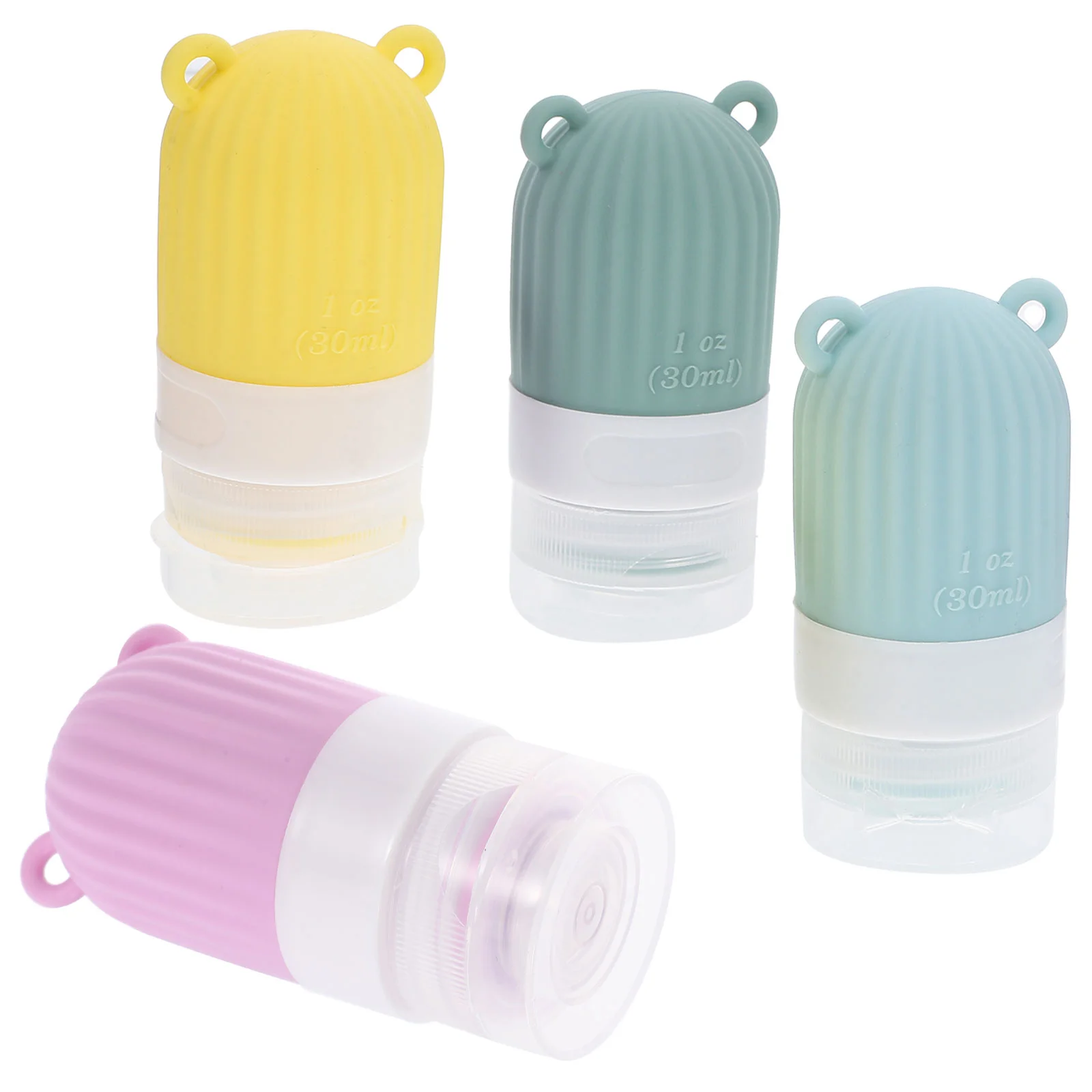 4 Pcs Travel Bottles Silicone Toiletries Size 760X350X350CM Containers Liquid Small Accessories
4 Pcs Travel Bottles Silicone Toiletries Size 760X350X350CM Containers Liquid Small Accessories